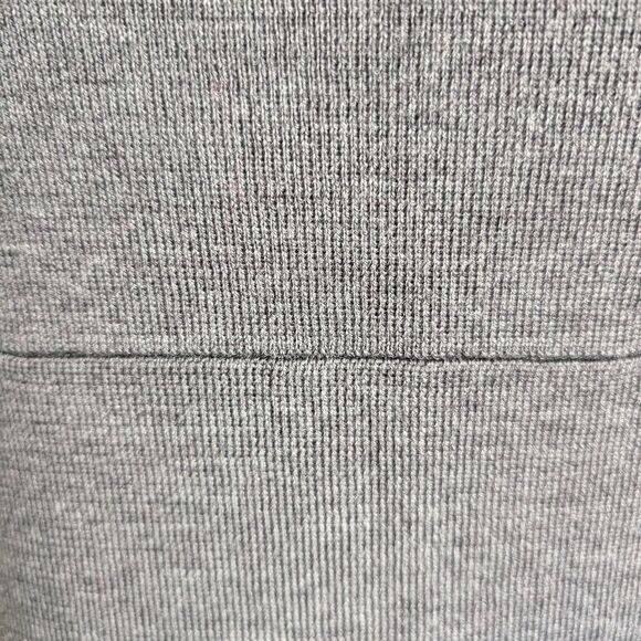 Minimalist grey midi knit sweater dress size S 💯wool NWOT - Picture 6 of 13